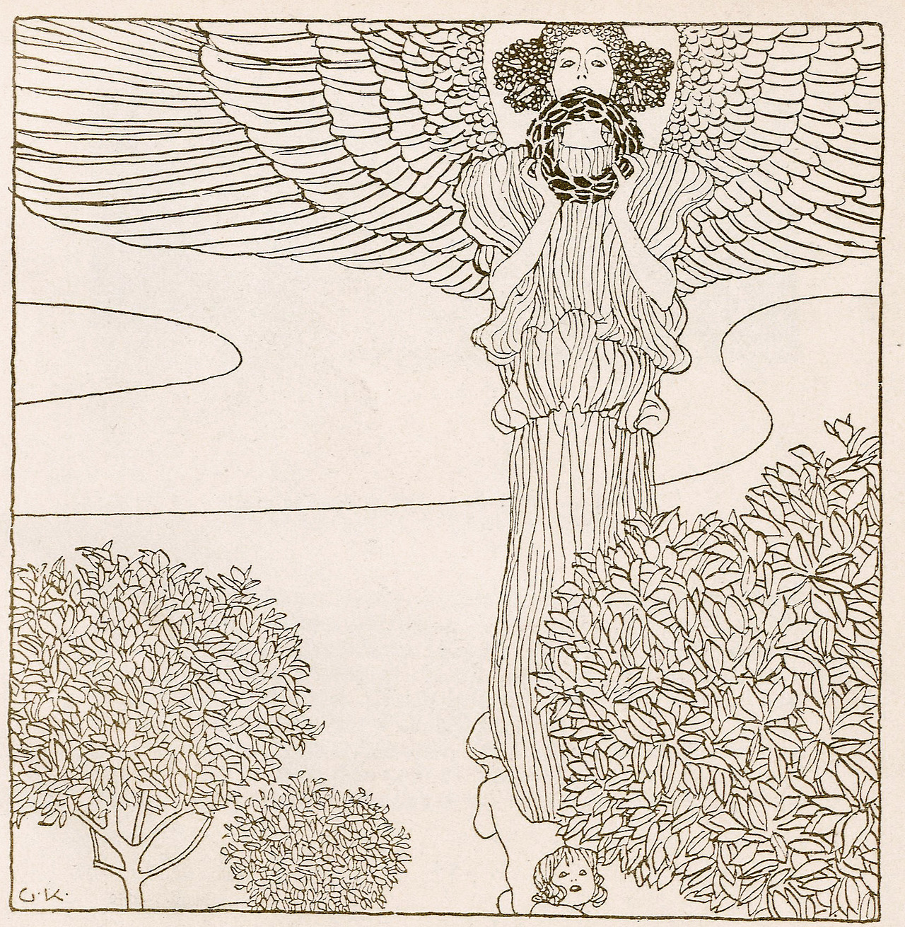 Gustav Klimt VerSAnctum-20-via-MYSTICMAMMA